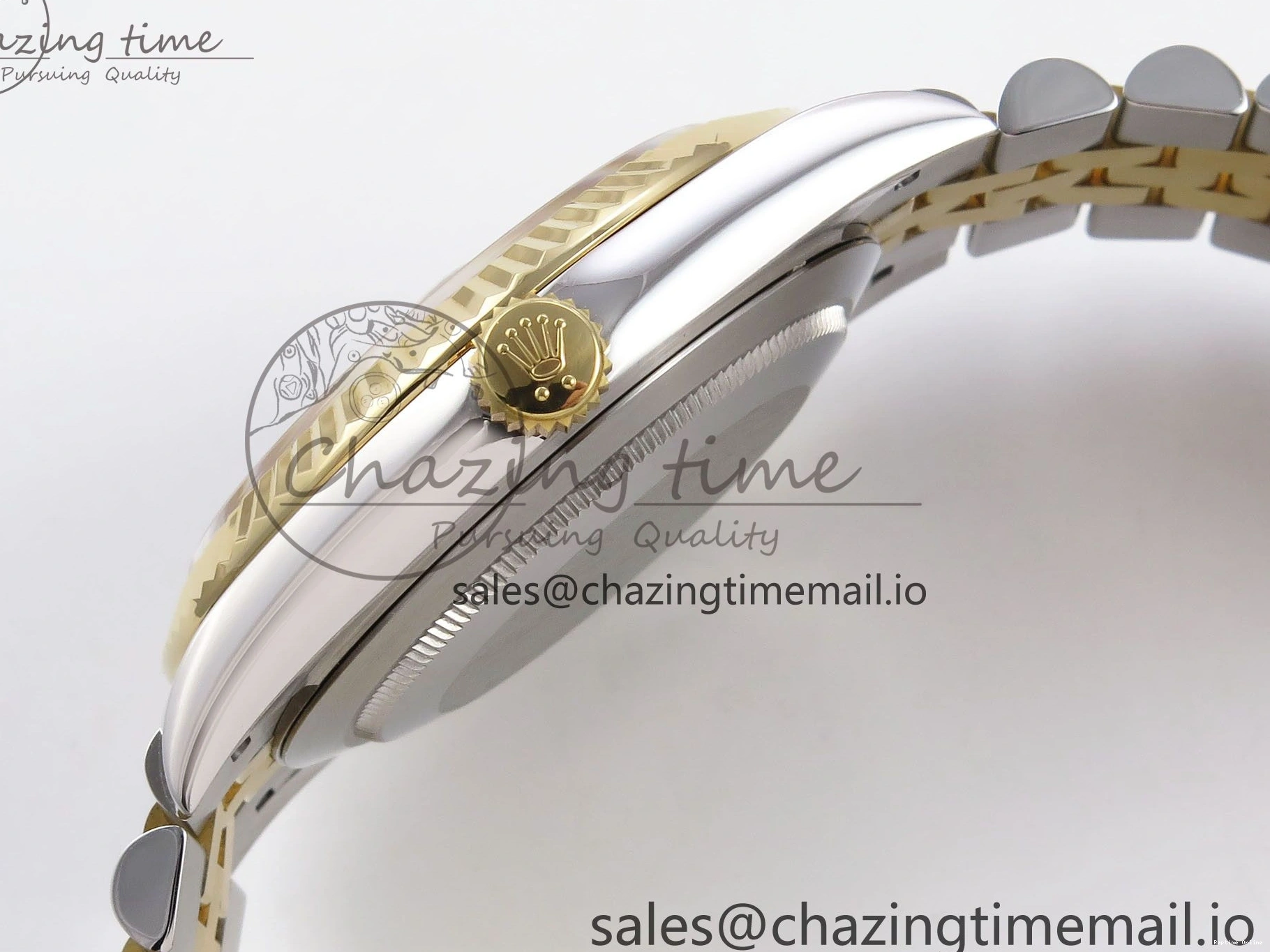 0513 DateJust 41 SS YG ARF 1:1 Best Edition 904L Steel Gray Green Roman Dial on Jubilee Bracelet SH Casual 1245